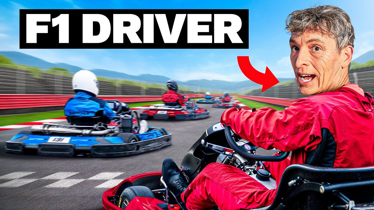 F1 Driver Goes Undercover to Prank Amateur Go-Kart Racers