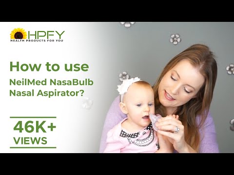 Come utilizzare NeilMed NasaBulb Aspiratore Nasale? | Aspiratore nasale Tutorial