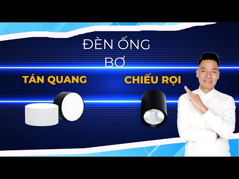 Video Đèn ống bơ chiếu rọi và đèn ống bơ tán quang KingLED... - youtube
