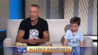 Anthony Field, the Blue Wiggle, discusses Food Allergies