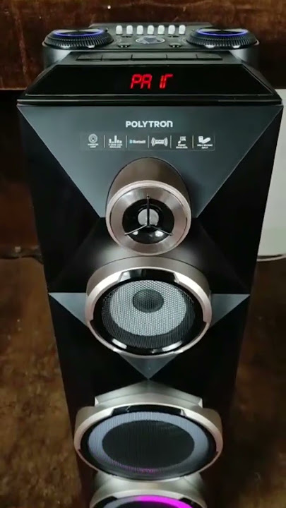 Speaker Super Bass Dengan Animated Light  ?!? Polytron PAS-8SCA22