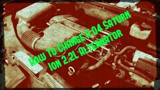 BAD ALTERNATOR?!?!?! 2004 Saturn Ion Alternator Change