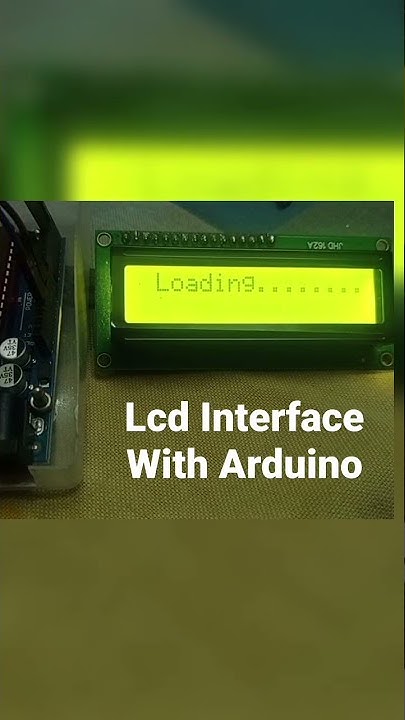 Lcd Interface With Arduino Uno #lcd #arduino #welcome - YouTube
