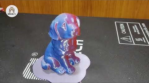 Geeetech A30T- 3in1 3D Printer- Dog Sample Test Time Lapse