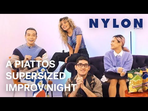 The NYLON Manila Team Enjoys a Supersized Improv Night with Piattos