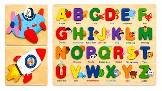 Learn Abc with alphabet game puzzle Preschool Learning screenshot 2
