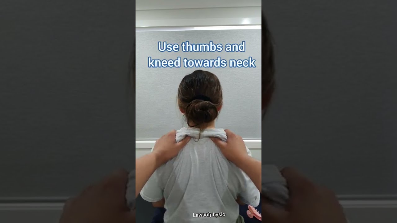 How To Massage Neck And Shoulders