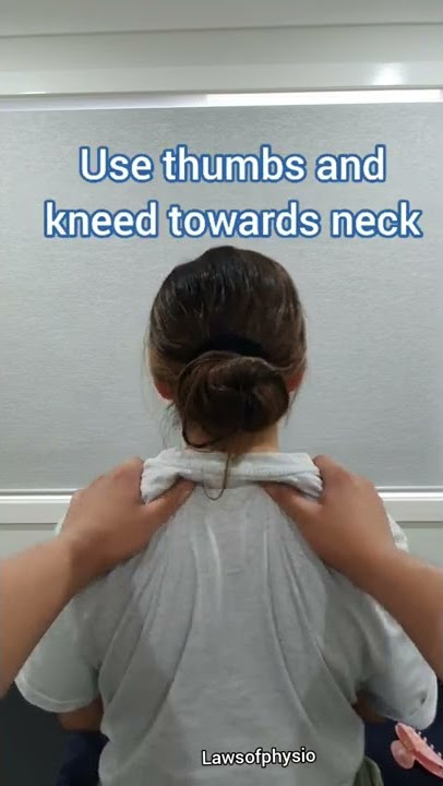 How to massage neck and shoulders