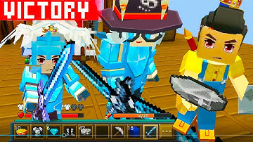 Blockman GO: Egg Wars Ep.17 - Pumped the Sword and Attacked his Ally in the Minecraft Mode