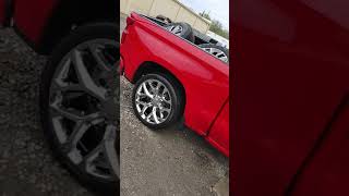 24 24s chrome snowflake replica rims tires brand new Chevy Silverado 4x4 Ulohos Indianapolis Indiana