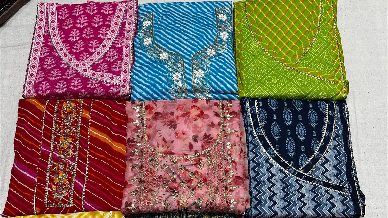 Cotton Dress Material In Hand Block Print With Chanderi Dupatta. | Cotton dress  material, Elegant saree, Dress materials