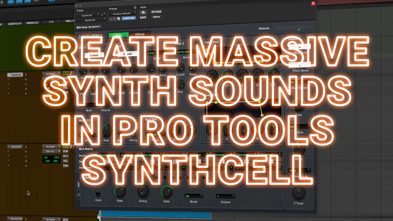 Create Massive Sounds In Pro Tools | SynthCell With One Setting