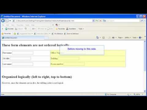 Keyboard Navigation: Web Accessibility Manual Checks