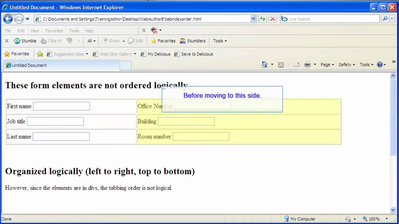 Keyboard Navigation: Web Accessibility Manual Checks - YouTube