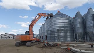 Grain bin removal!