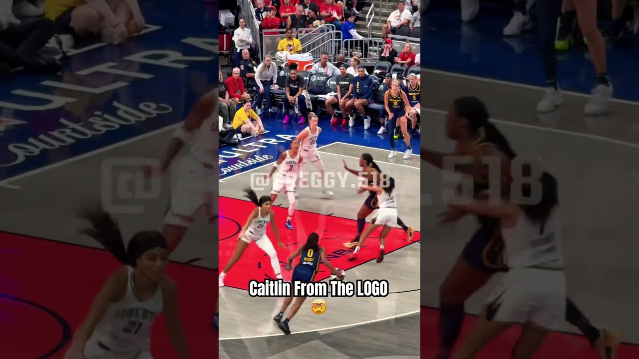 Casual Caitlin Clark Logo Shot 🤯😳