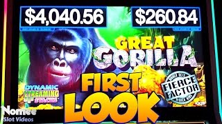 * NEW GAME! * Great Gorilla Slot Machine by AGS - First Look!(I have not seen this one online yet and I think I found out why. Great Gorilla seems like it needs a lot more polish. I can't say I did terrible on it but I would not play ..., 2016-07-02T12:38:52.000Z)