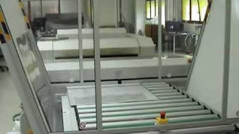 Offset plate sorter and stacking, Sistema smistamento lastre