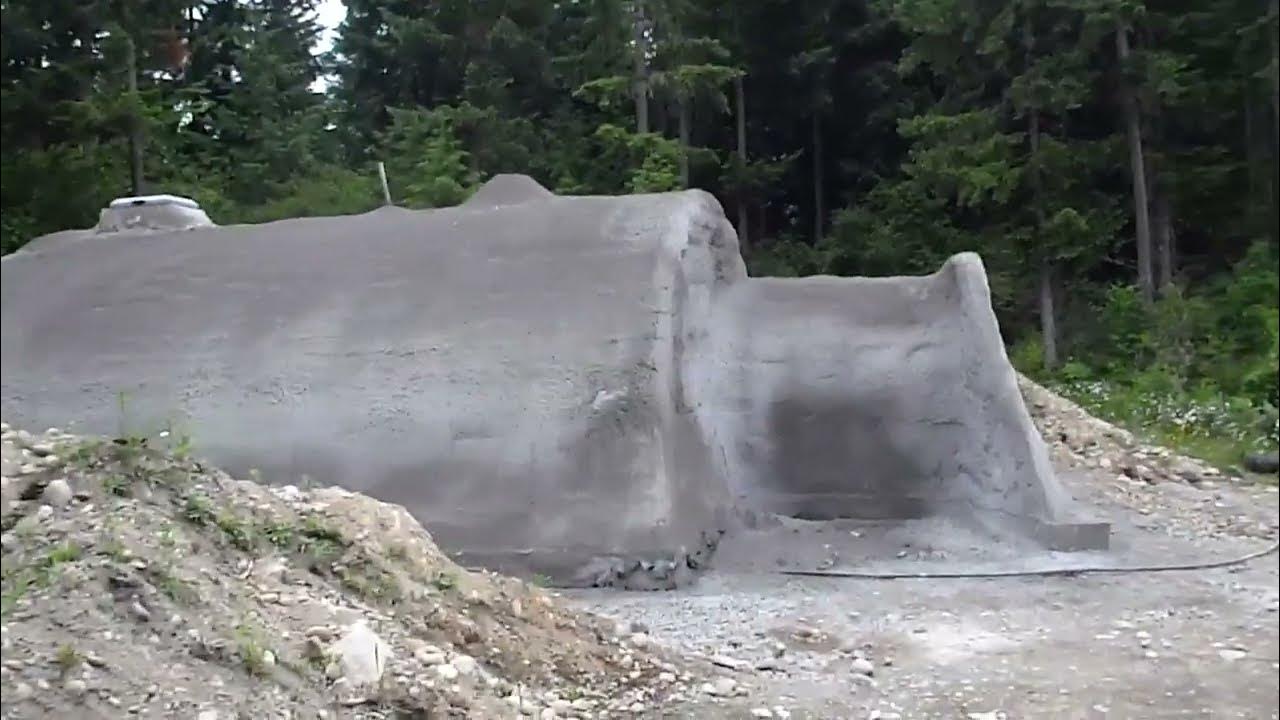 Tour of Finished Concrete Quonset Hut Underground Shelter YouTube