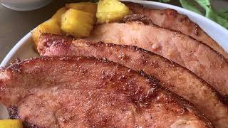 Glazed Ham Steak Recipe