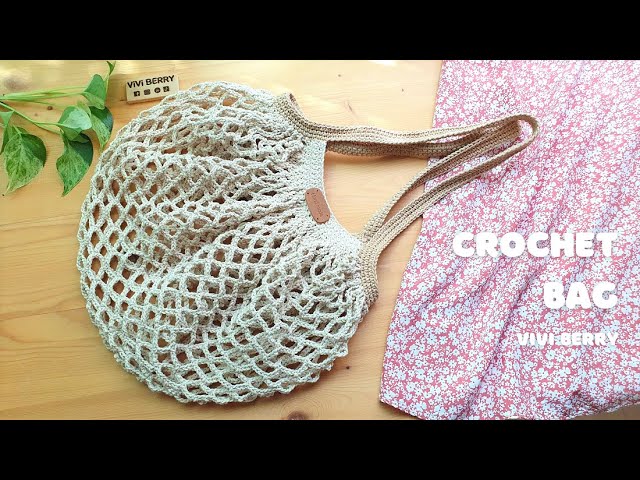 Crochet Market Bag! Reusable, Washable, Fun! 