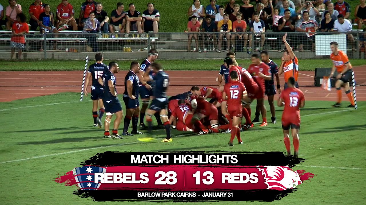 Reds Preseason Match v Melbourne Rebels YouTube