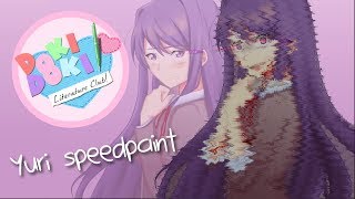 SPEEDPAINT Who cares about that obnoxious brat Doki Doki Fanart