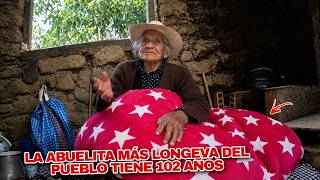 Visité a la ABUELITA de 102 AÑOS y la SORPRENDÍ de esta manera - Doña Trinidad