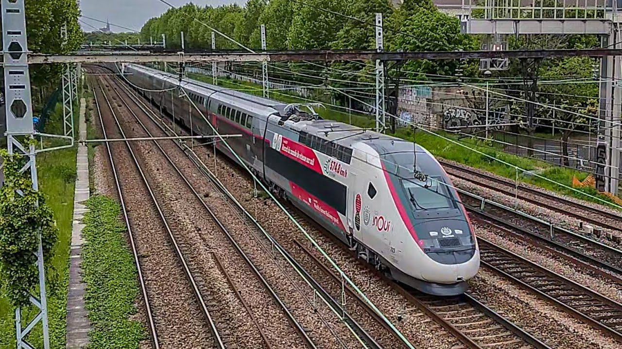Compilation de trains à Maisons Alfort (94)