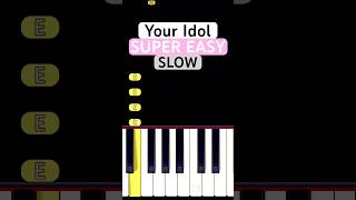 Your Idol 😈 (SUPER EASY SLOW Piano Tutorial) | (KPop Demon Hunters) Universal Piano