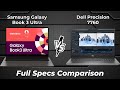 Samsung Galaxy Book 3 Ultra vs Dell Precision 7760 🔥 Full Specs Comparison