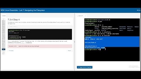 Intro to Linux || Cisco Lab7 || Navigating the Filesystem