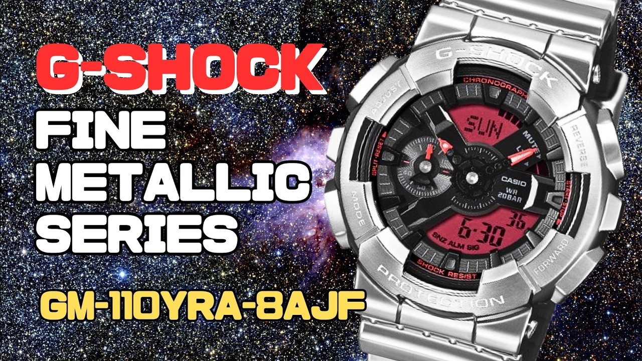 G-SHOCK GM-110YRA-8AJF CASIO アナログ デジタル腕時計 メタルベゼル