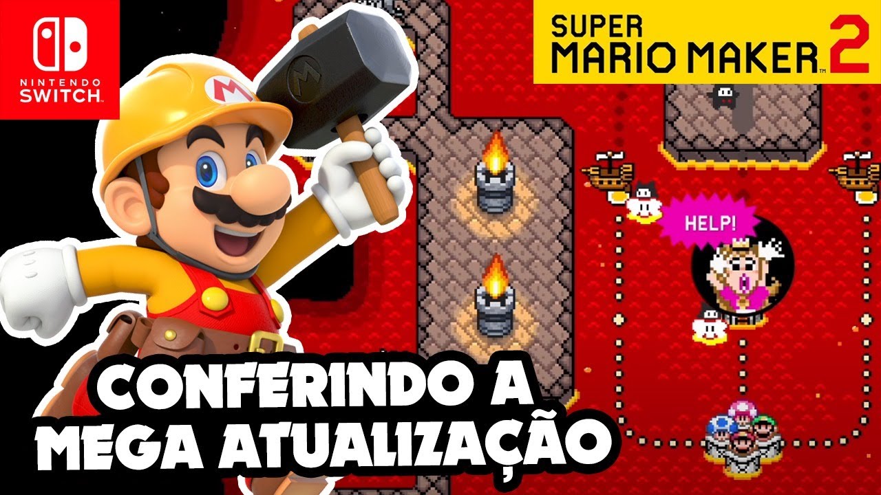 Conferindo a MEGA ATUALIZAÇÃO em Super Mario Maker 2 - YouTube