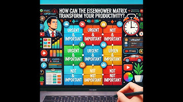 How Can the Eisenhower Matrix Transform Your Productivity? #IELTS #IELTSSpeakingPart2