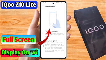 how to full screen display in iqoo z10 lite | iqoo z10 lite full screen display setting