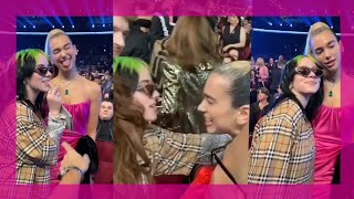 Billie Eilish And Dua Lipas Cute Moment At The Amas 2019