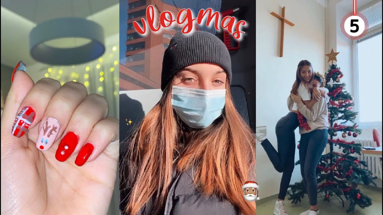 VLOGMAS #5 - dekorace školy & jak si dělám nehty | Amy's World