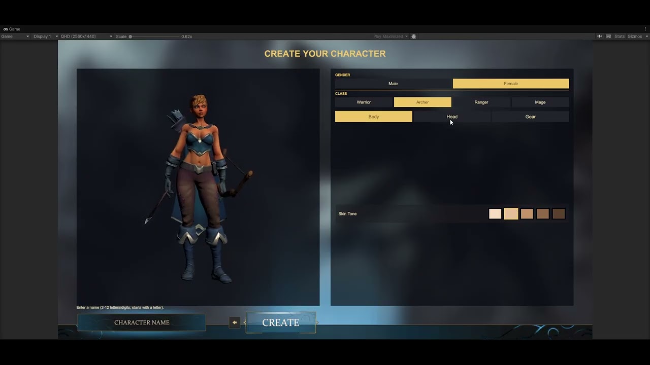 YoRealms Character Creator Live