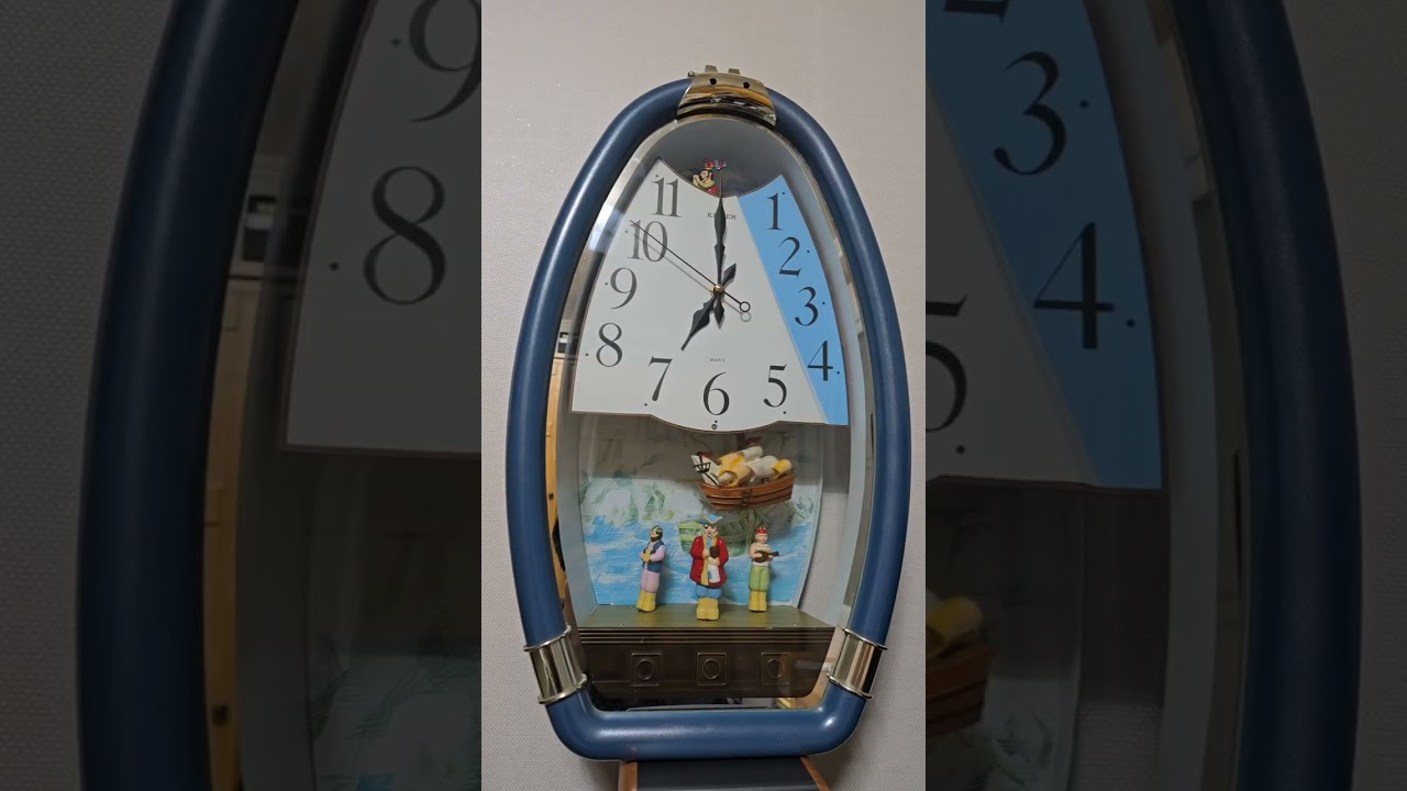 Kaiser melody pirate pendulum wall clock - YouTube