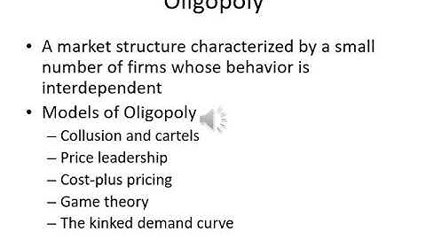 ECON0202 Chapter 10 Monopolistic Competition and Oligopoly