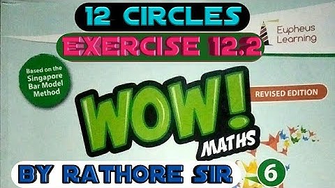 Exercise 12.2 wow maths solution class 6th