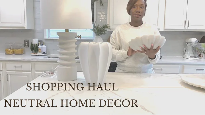 Interior Styling Ideas|Neutral Home Decor Haul|@De...