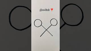 Love birds drawing from letter X #shortvideo #artandcraft #lovebirds