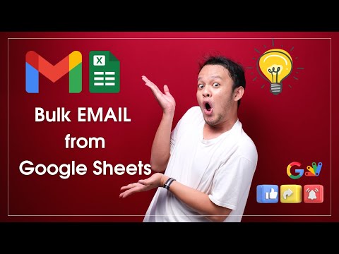 Send Bulk Emails from Google Sheets with One Click! 🚀  Google Apps Script Tutorial - Readymade Code.