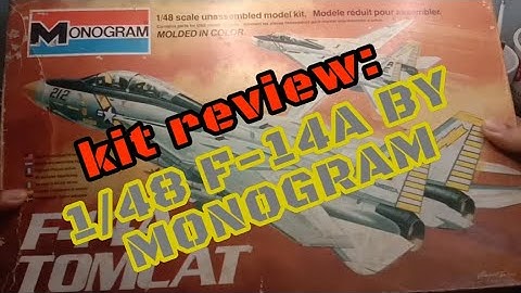 in-box review: 1/48 F-14A tomcat by monogram