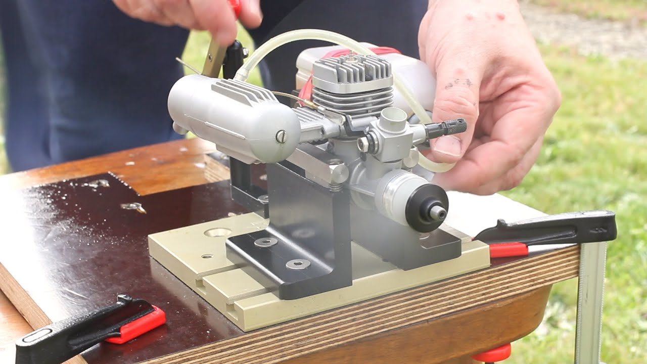 Engine test run: ASP S25 AII 4ccm