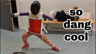 The most epic fencing class of all time