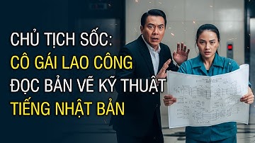 Chủ Tịch Sốc Khi Thấy Cô Gái Lao Công Giải Thích Bản Vẽ Kỹ Thuật Thang Máy Cho KTS Nhật Bản