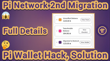 Pi Network 2nd Migration Update | Pi Wallet Hacked Solution Complete Details